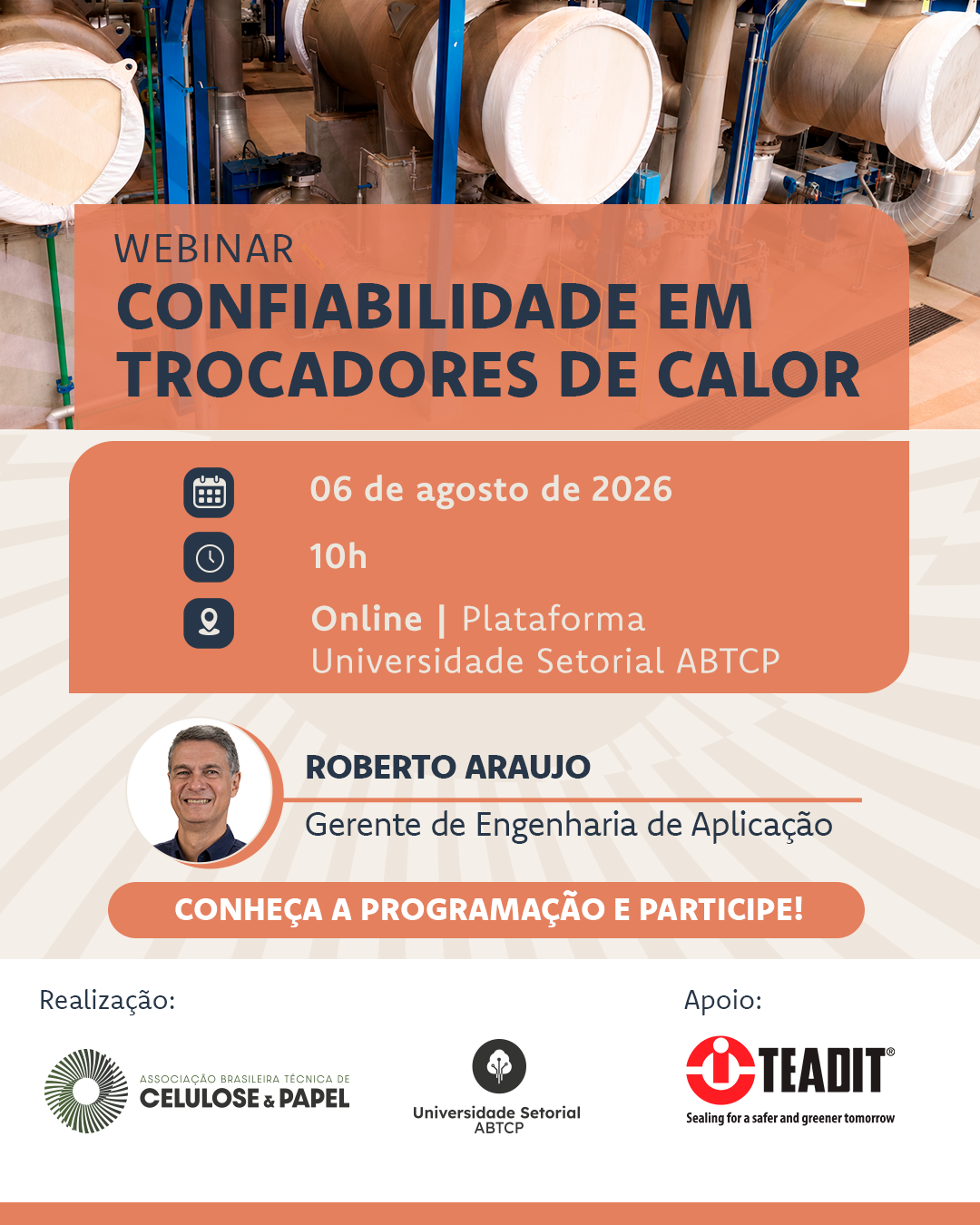 Webinar: Confiabilidade em Trocadores de Calor
